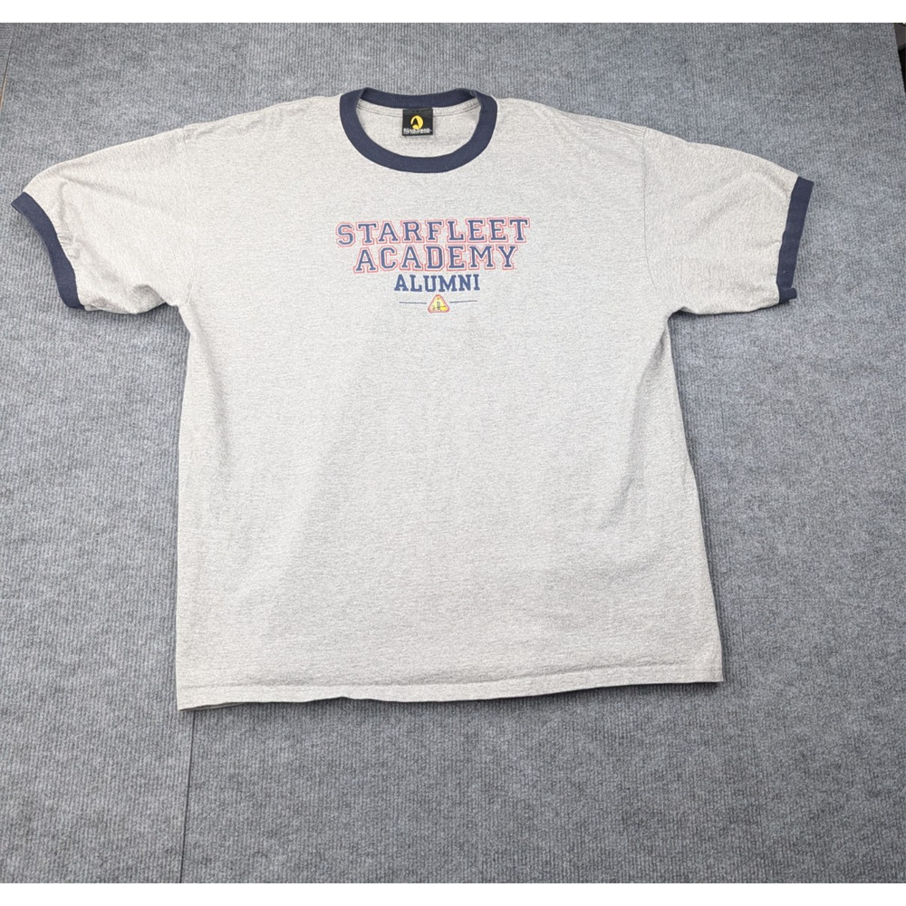 Vintage Star Trek Shirt Mens 2X Raglan Tee The Experience 90s Retro Sci Fi Retro